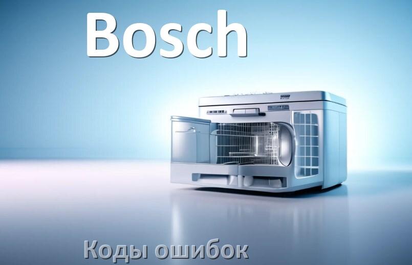 
Ошибки посудомоечной машины Bosch коды и значения E15, E4, E1, E3, E4, E2