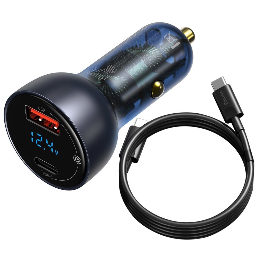 Baseus GaN Mini Quick Car Charger 65W