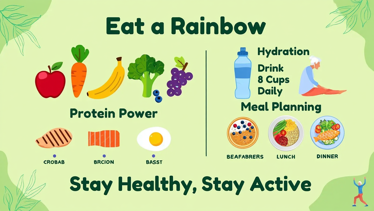 Несколько простых шагов для сохранения здоровья и бодрости в пожилом возрасте.