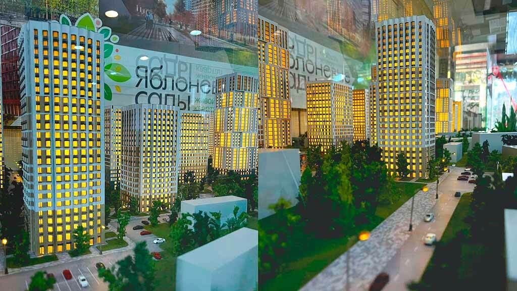 Создание архитектурного макета жилого комплекса многоэтажных домов