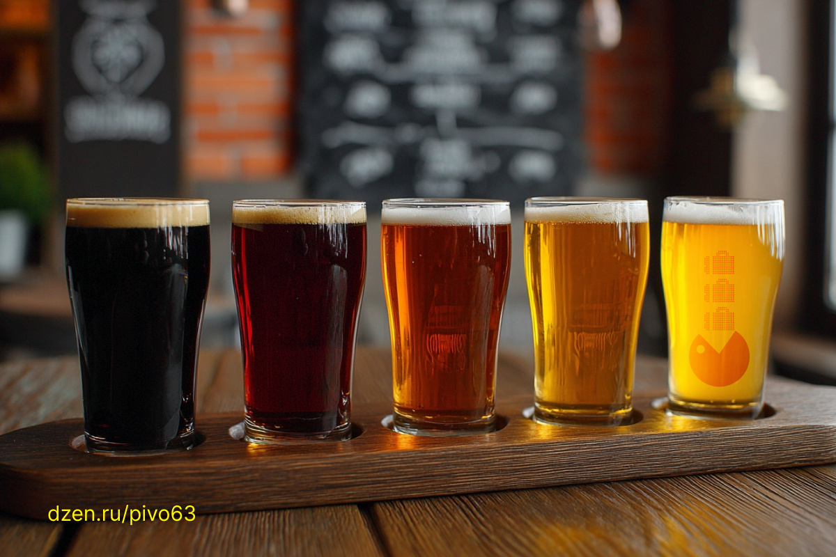 Разные стили светлого и тёмного эля