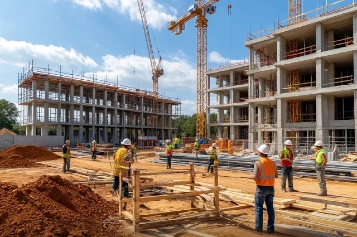    Объемы строительства в донском регионе выросли на 30% за год
