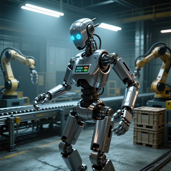 Человекоподобный робот. Изображение: great robot