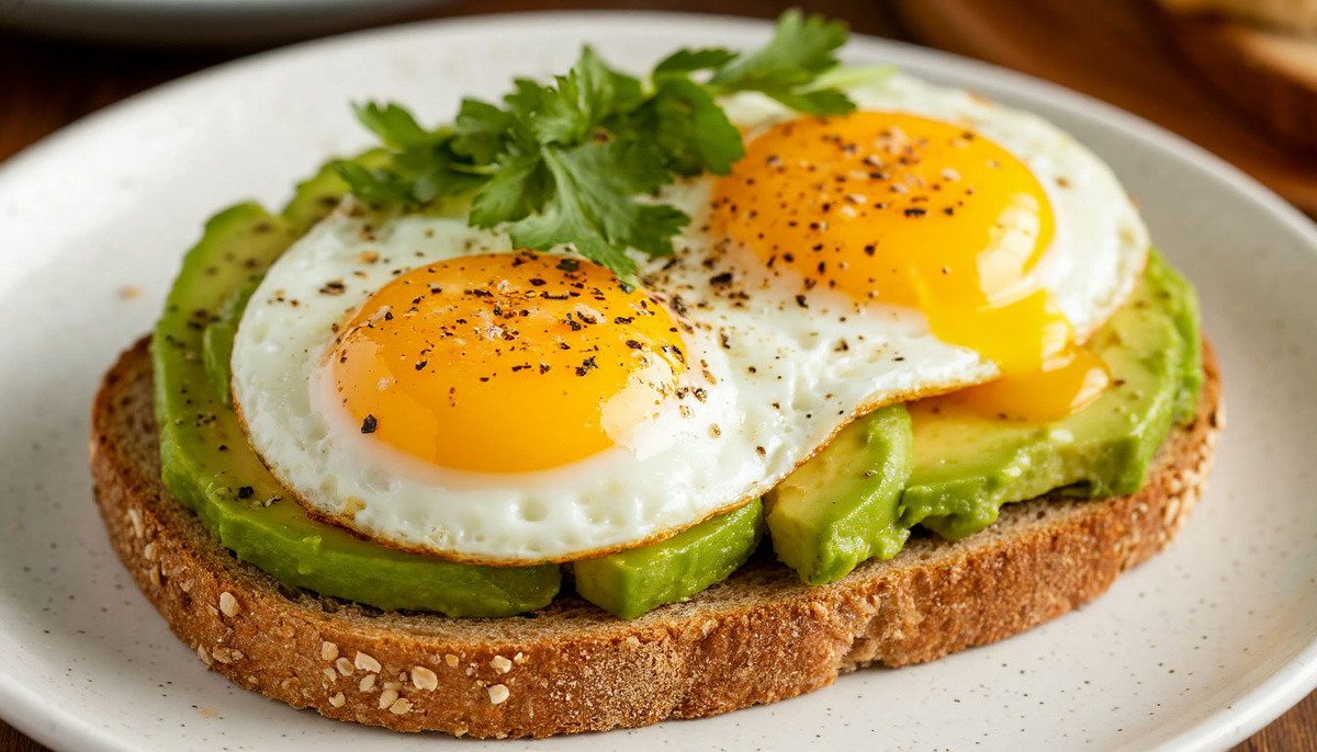 Вкусный тост на завтрак. ИИ