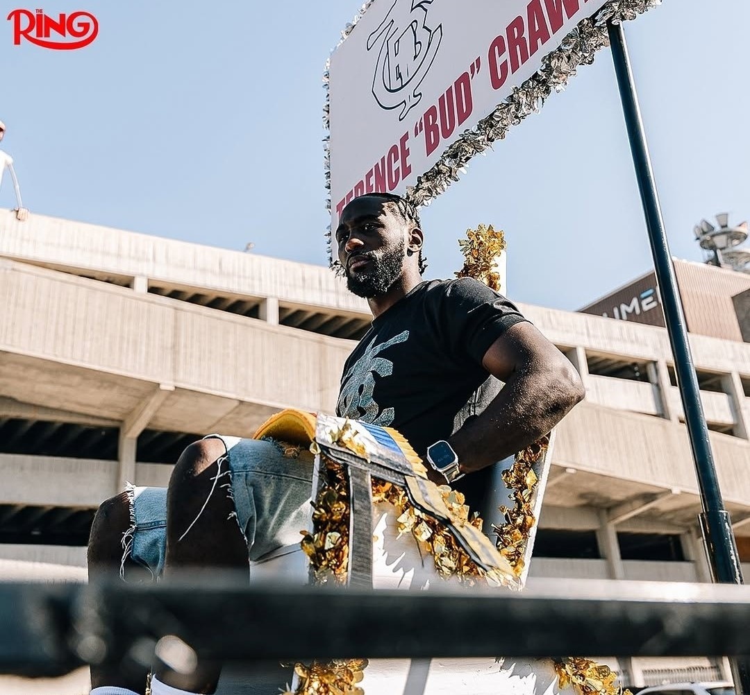 Теренс Кроуфорд на параде в свою честь