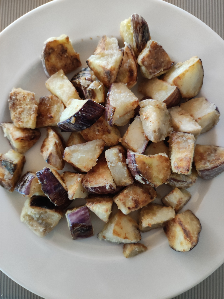 Жареные баклажаны. Фото автора.