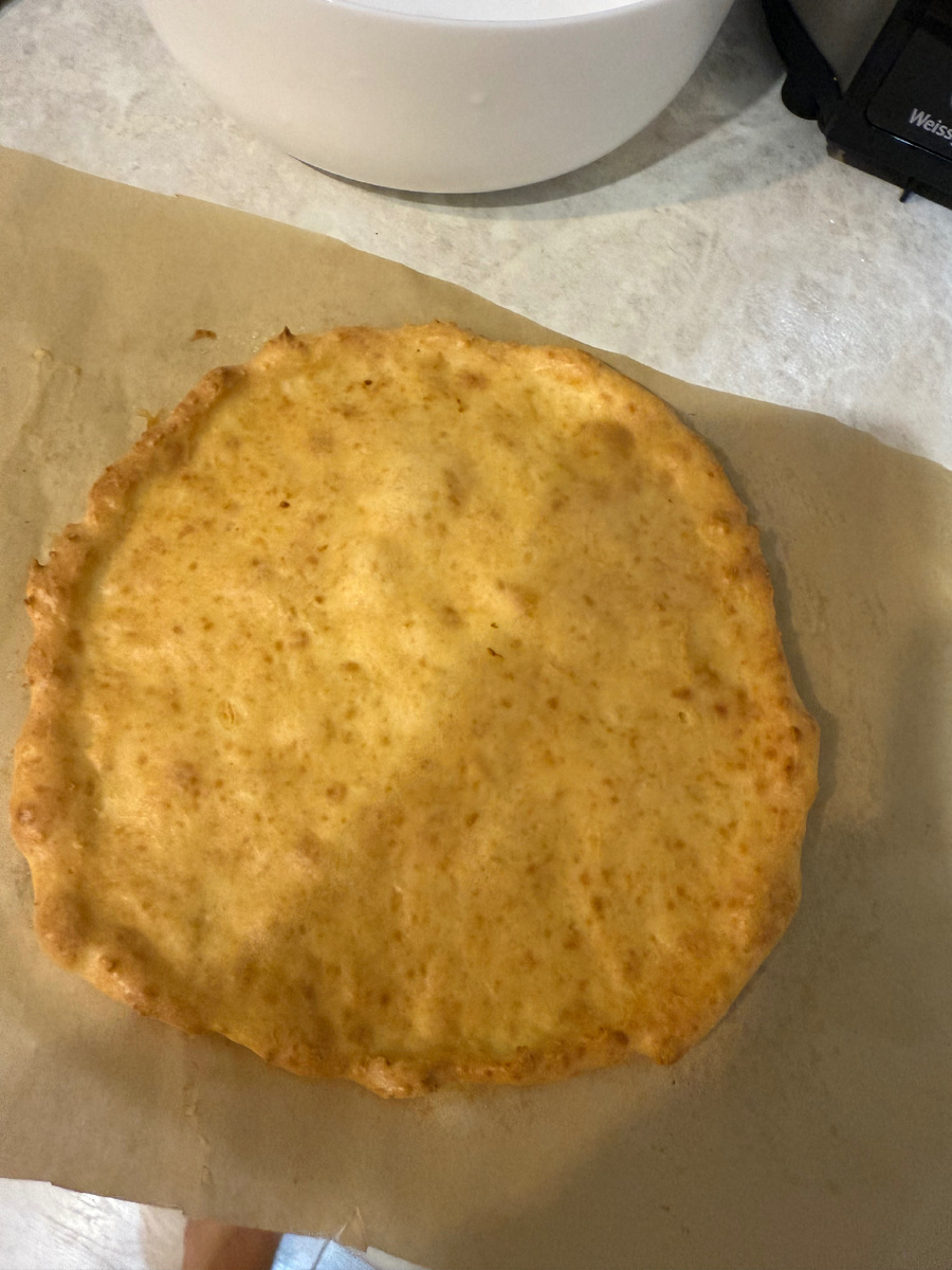 На фото тесто без разрыхлителя 
