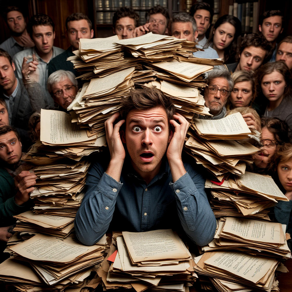 Вас уже не видно под чужими просьбами