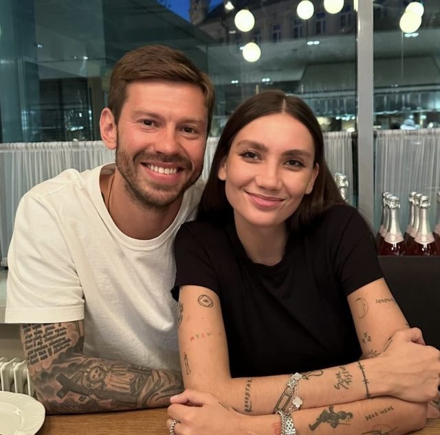    Федор Смолов и Карина Истомина. Фото: социальные сети