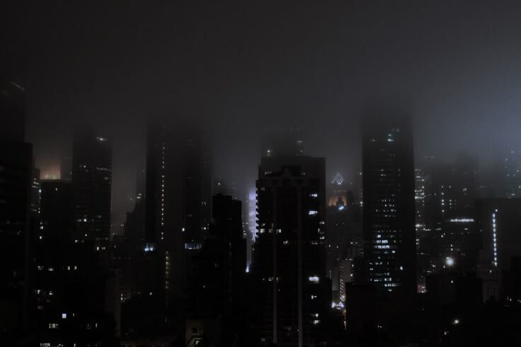 lights in the night city. Try not to lo0se yourself here.