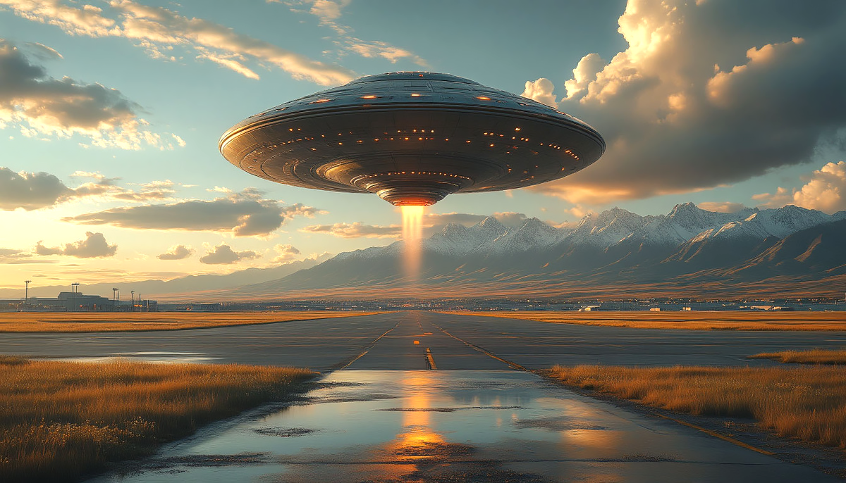 В 1954 году якобы состоялась встреча с ними.