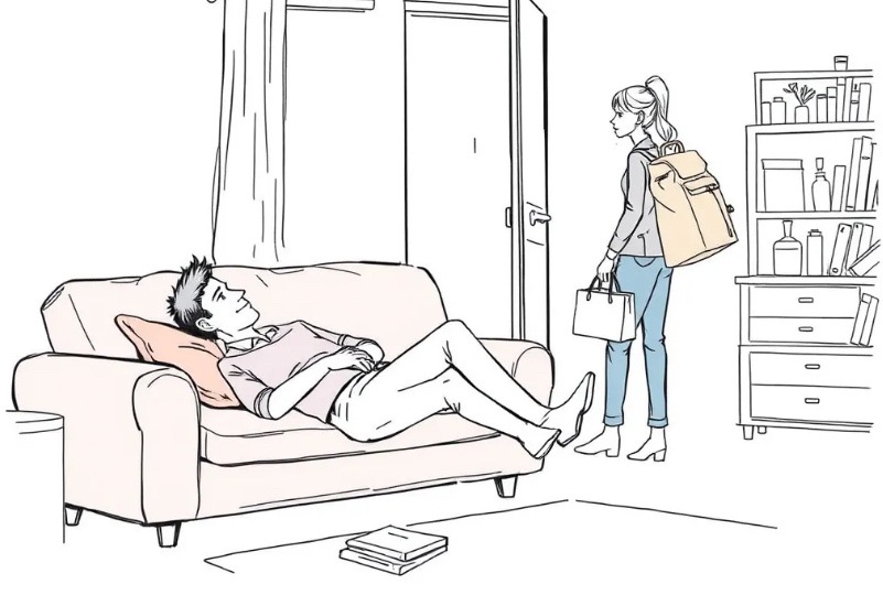 Мой муж - овощ. Я все тащу на себе. Дети все видят и понимают :( Мне нужен совет - как закончить эти отношения?