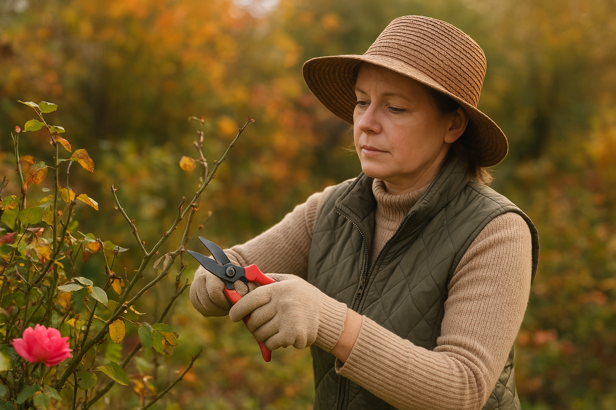 Осенняя обрезка роз