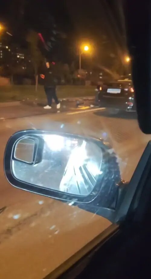    Фото: скриншот из видео в телеграм-канале «Мегаполис | ДТП и ЧП | Санкт-Петербург | Питер»