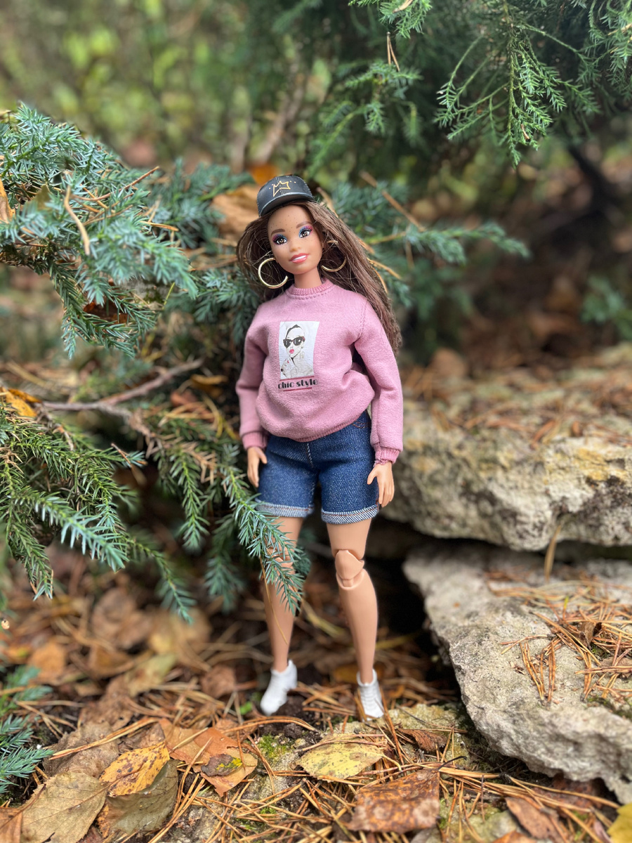 Barbie fashionistas 203 на теле Barbie Looks Симмоны-пышки