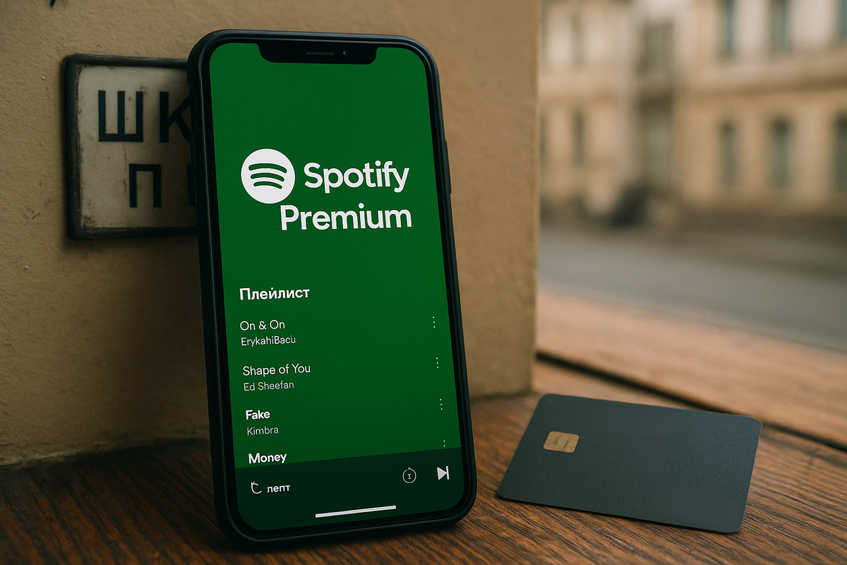 Подписка Spotify за криптовалюту через Aifory Pro
