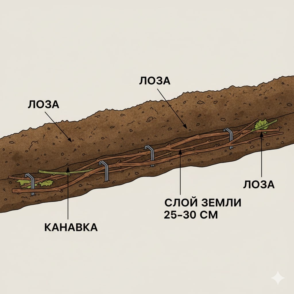 Как укрывать виноград на зиму