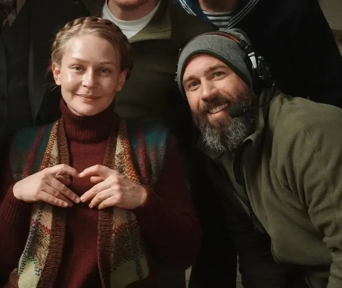 Юлия Пересильд и Михаил Милашин, кадр со съёмок фильма «Красавица»