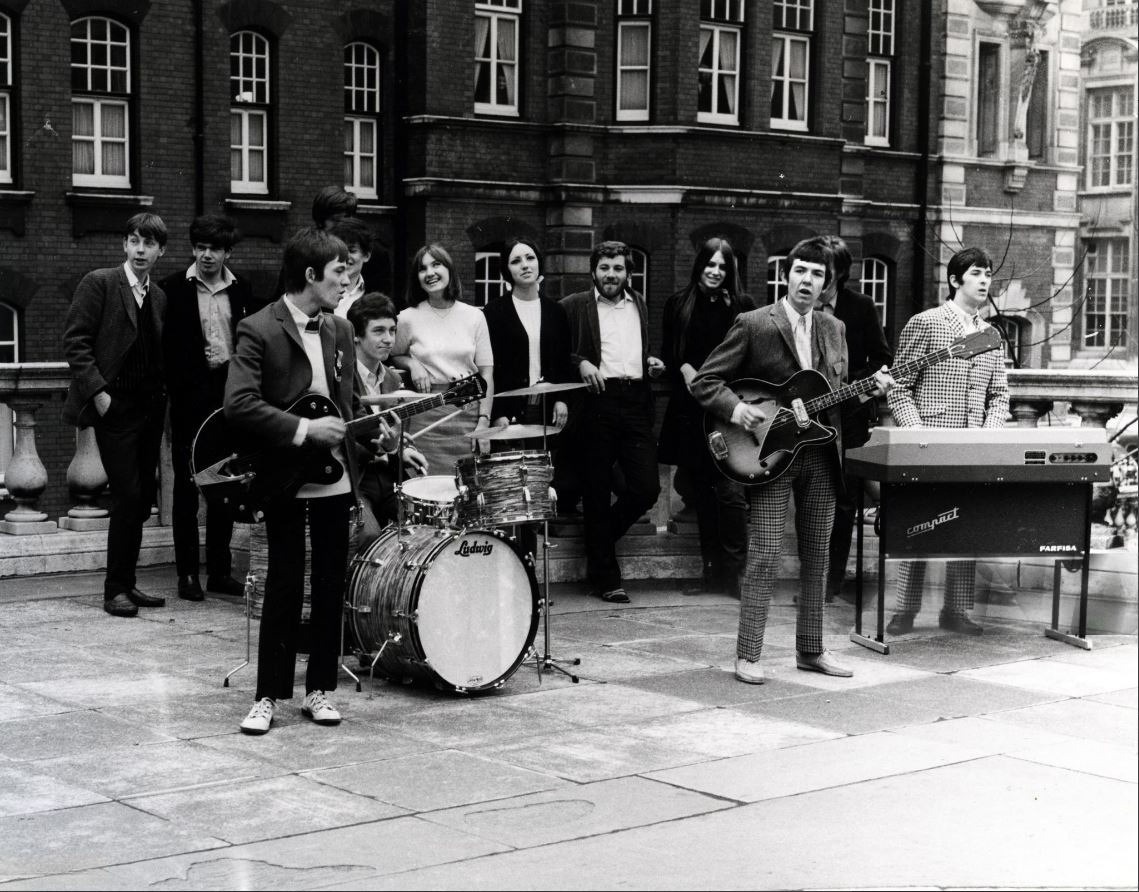 Группа The Small Faces на записи ТВ шоу "Where The Action Is". Лондон. Апрель 1966 года. Фото Майкла Окса.