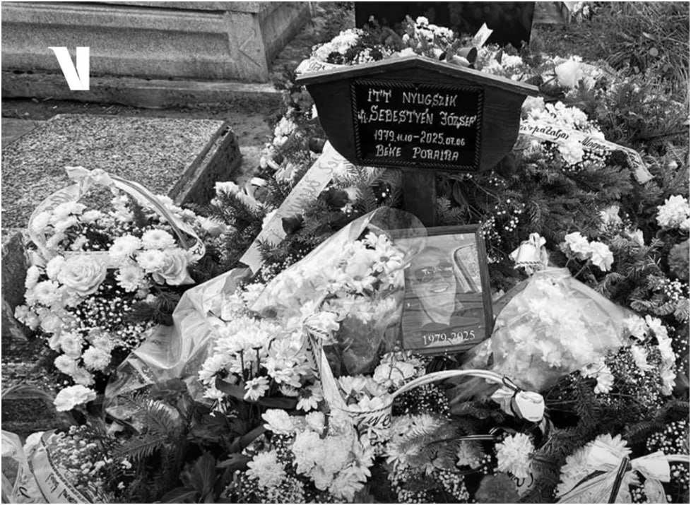 Могила Йожефа Шебештена. Фото: соцсети