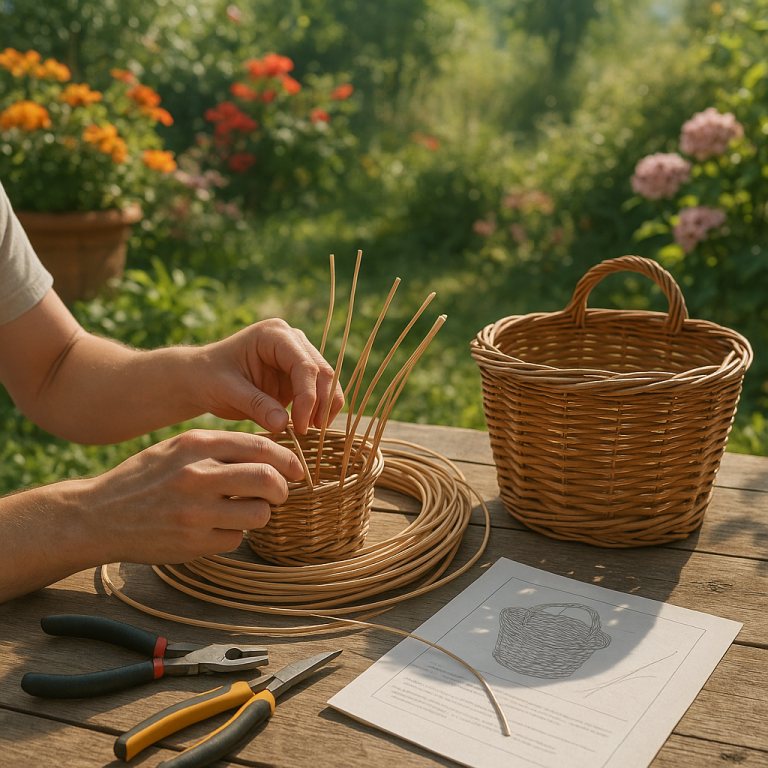    Как быстро сплести корзинку из ротанга: секреты для новичков и ваше первое творение за 3-5 часов Loza
