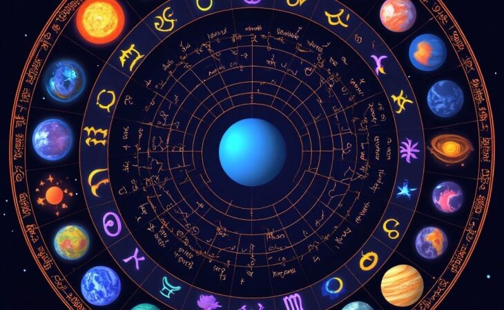 Астрология. Фото: сгенерировано с помощью нейросети Алиса, ИА "Атмосфера"