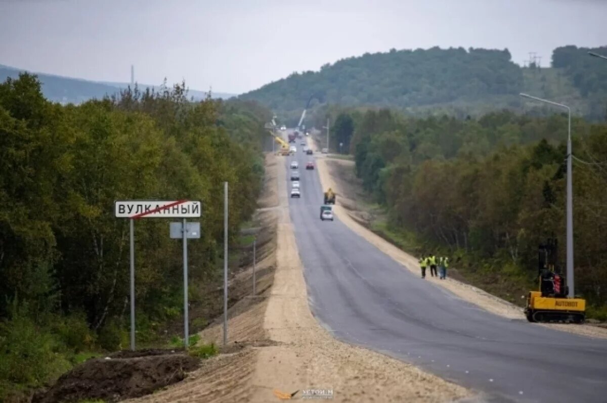    Завершён ремонт семикилометрового участка трассы Елизово-Паратунка