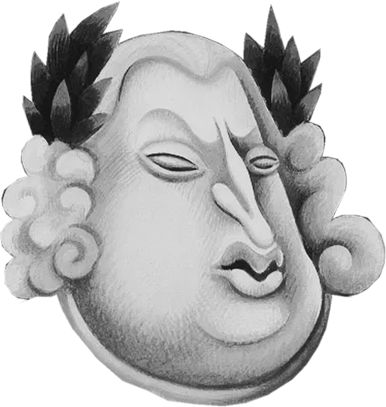 Мигель Коваррубиас. Фрагмент карикатуры для журнала Vanity Fair, март 1935.