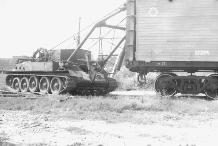 Т-34-Т в работе.