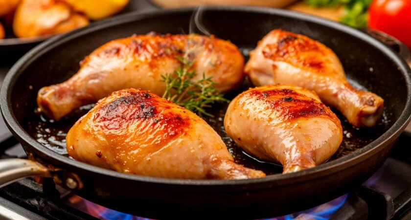   Курица никогда больше не прилипнет к сковороде: повар раскрыл способ идеальной жарки