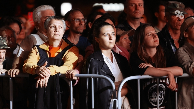    Лазерное шоу смогли увидеть участники фестиваля Фото: Дмитрий Ахмадуллин / / ИА «Победа26»