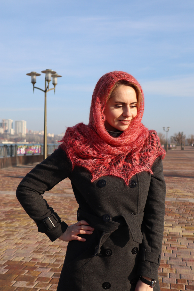 Шаль РозМария, рзмах 190 см