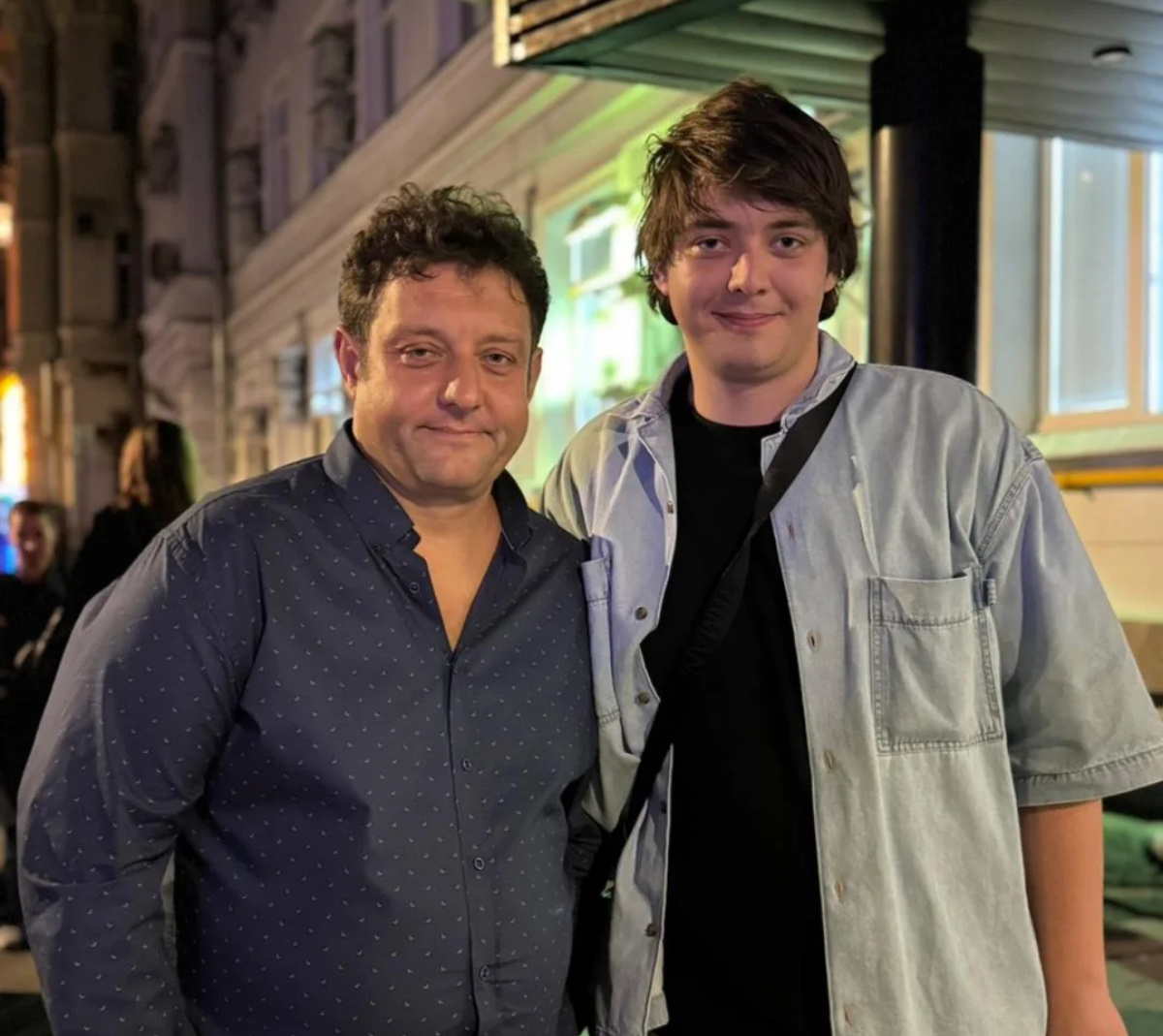    Михаил Полицеймако с сыном Никитой. Фото: Instagram (Запрещён в РФ) @mikhailpolitseimako