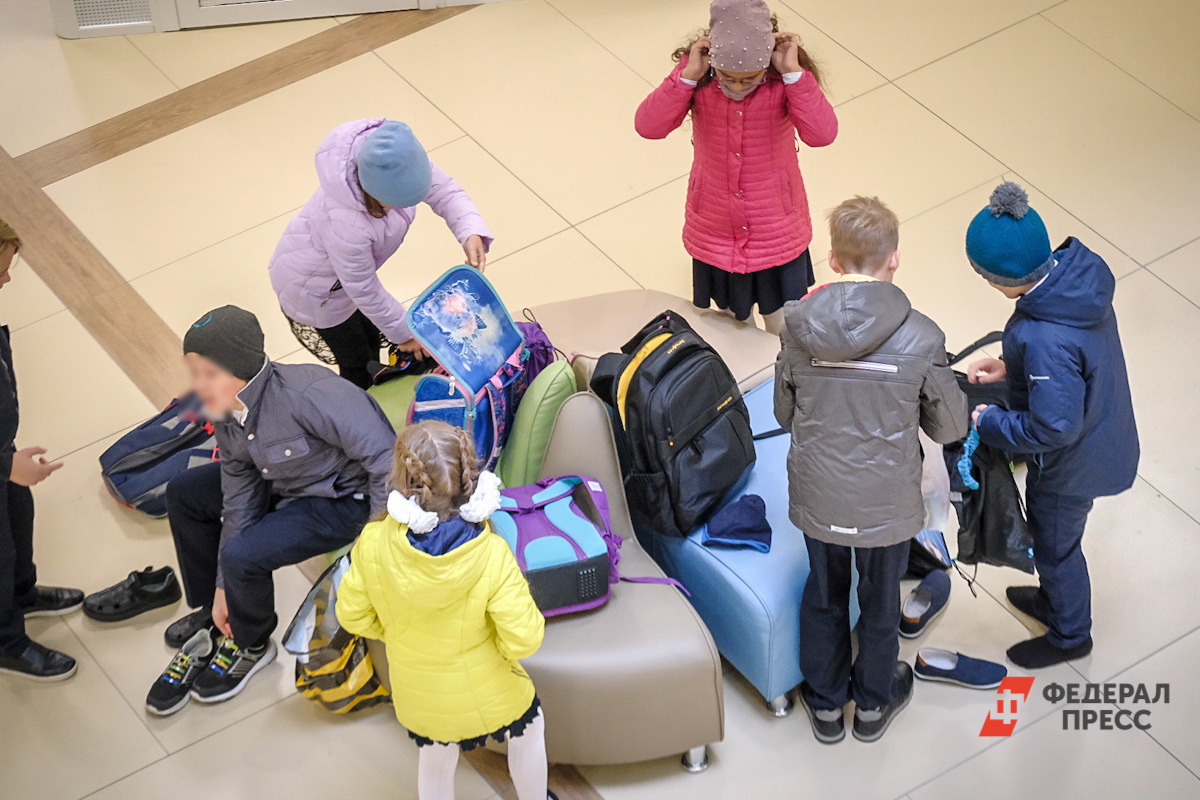Давка образовалась на пути к гардеробу.  Фото: ФедералПресс / Полина Зиновьева