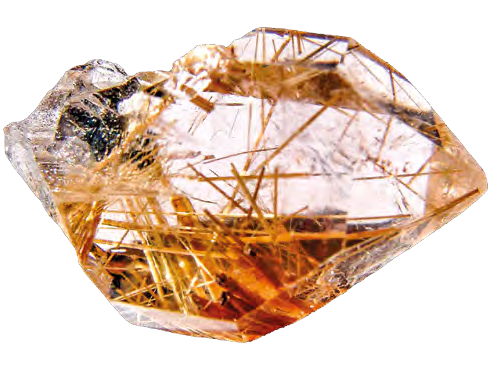 Кварц- волосатик, минерал