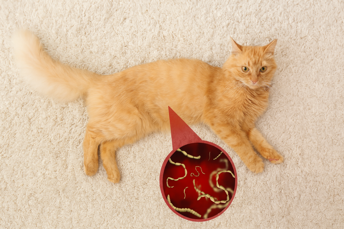 Откуда у кота глисты в домашних условиях