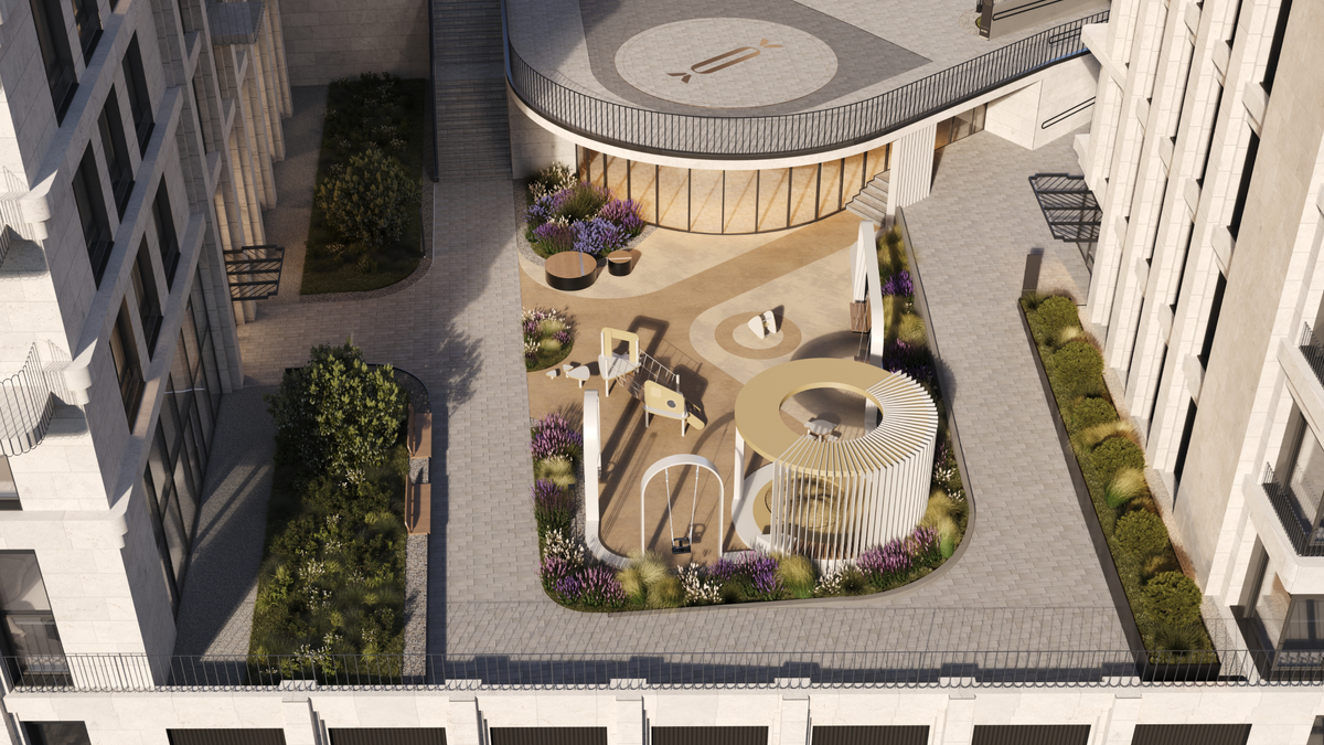 Террасированный двор-парк