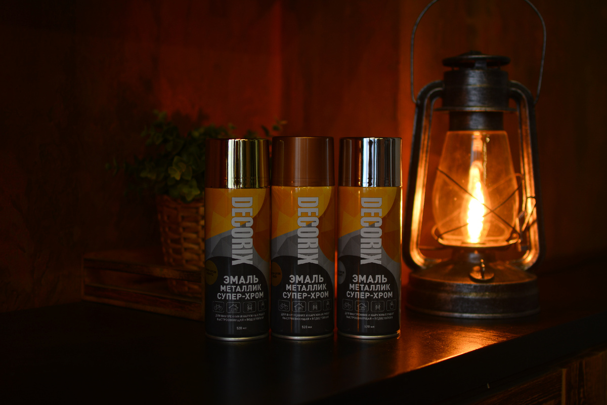 аэрозольные краски Decorix 