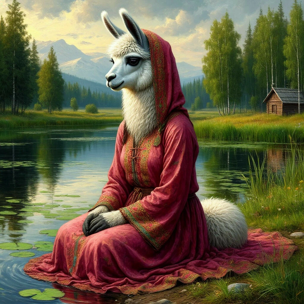 Спасибо сами знаете кому (Шедевруму) за печальную Лламу