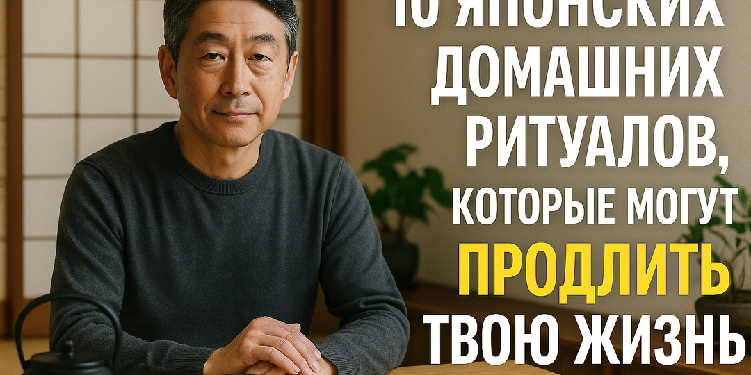 10 японских домашних ритуалов, которые могут продлить твою жизнь
