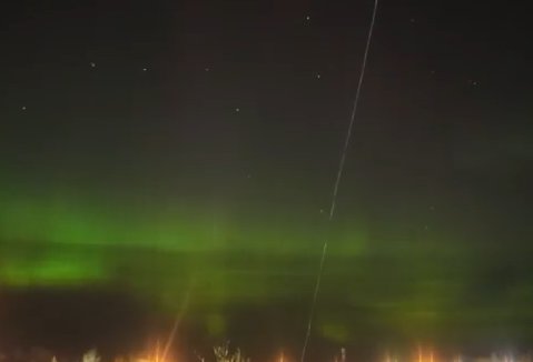     Жители Енисейска и Лесосибирска могли наблюдать полярное сияние