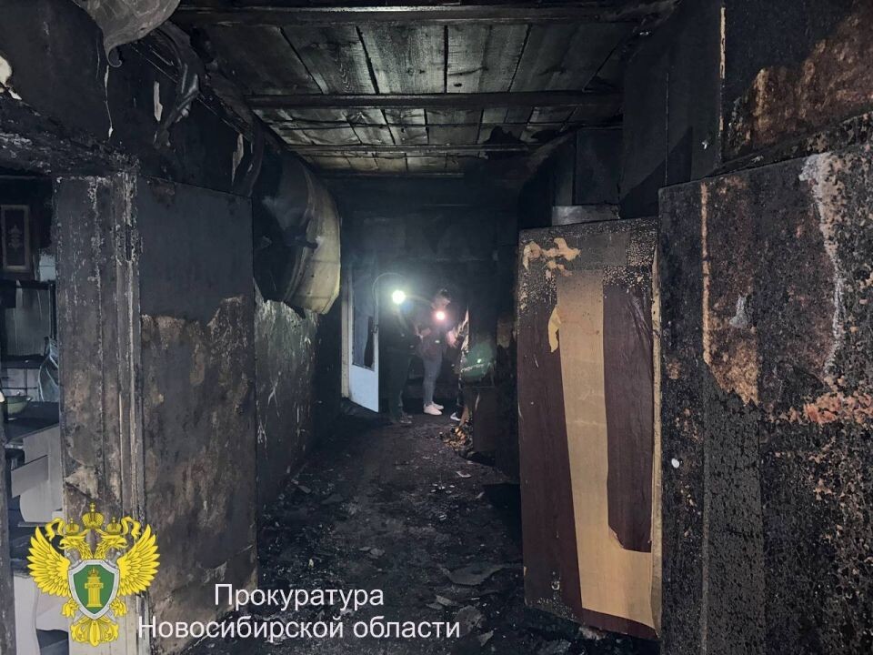    Ребенок умер при пожаре в Новосибирской области. Источник: Прокуратура Новосибирской области
