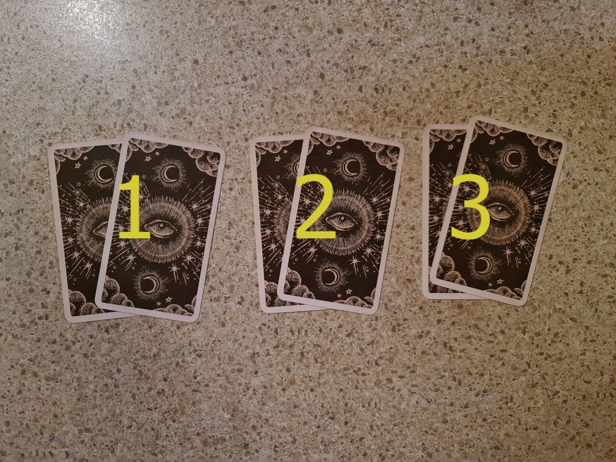 Позиции расклада. Фото автора