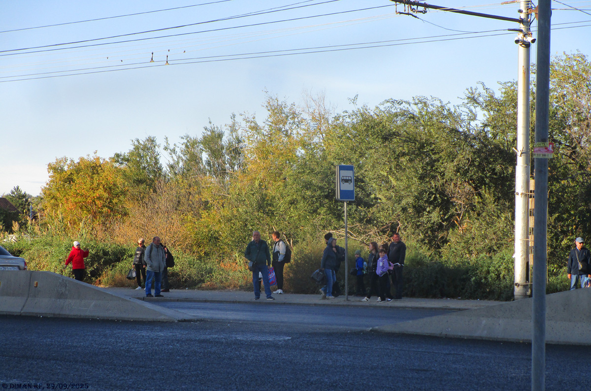 Старое место остановки.
