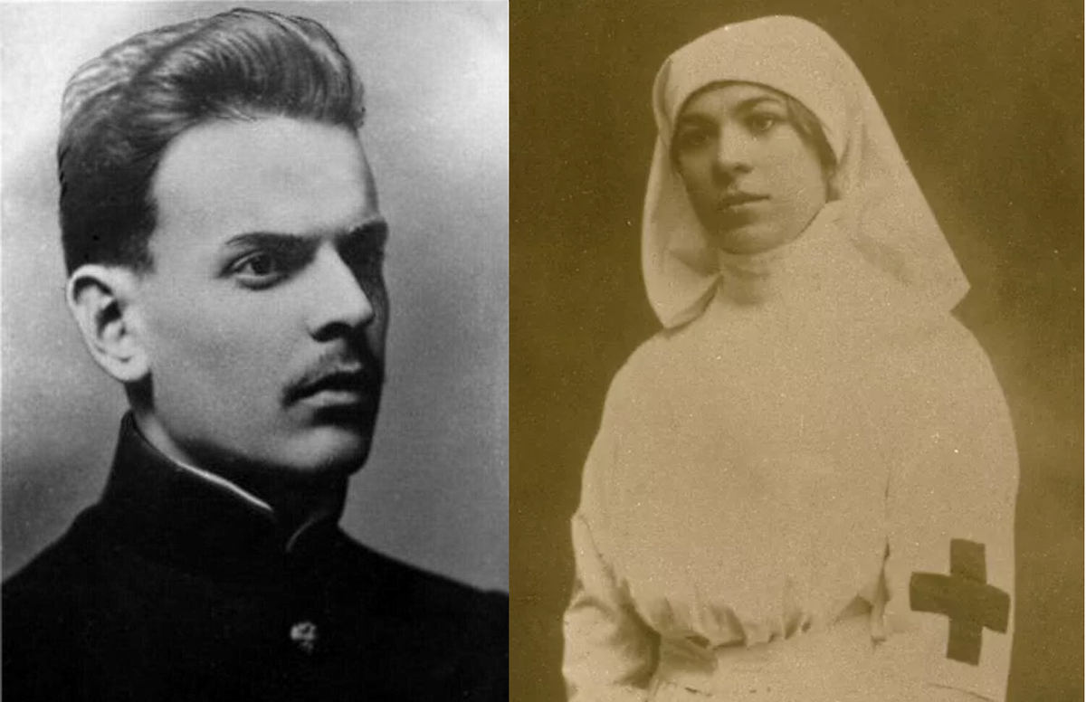 Паустовский и его первая жена Екатерина Загорская, которой и в реальной жизни дали прозвище Хатидже, и которая стала одним из прототипов героини Хатидже в романе "Романтики"