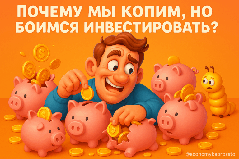    Почему мы копим, но боимся инвестировать? admin
