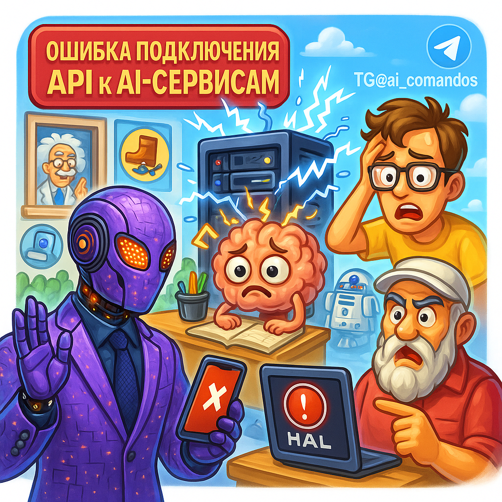    5 ошибок при подключении API к AI-сервисам, которые убивают 80% ваших проектов Дмитрий Попов | Comandos.ai