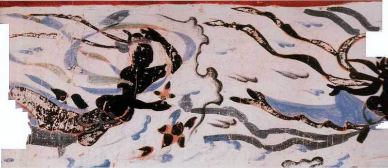 Царица Запада. Фрагмент. Дуньхуан.