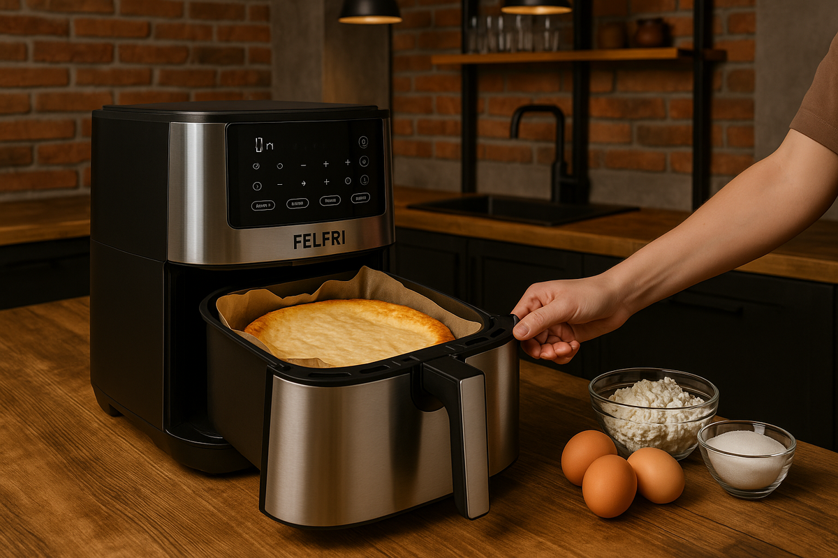 Творожная запеканка в аэрогриле