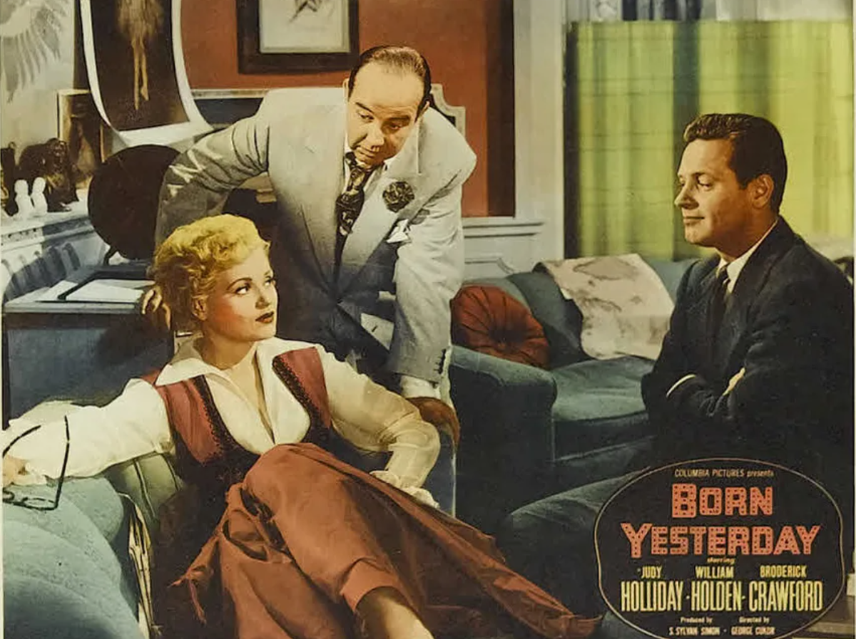 Рождённая вчера, фильм 1950 г